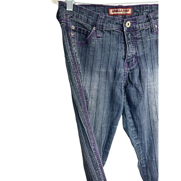 Y2K Flare Jeans Vintage streetwear juniors 11 - Picture 10 of 12